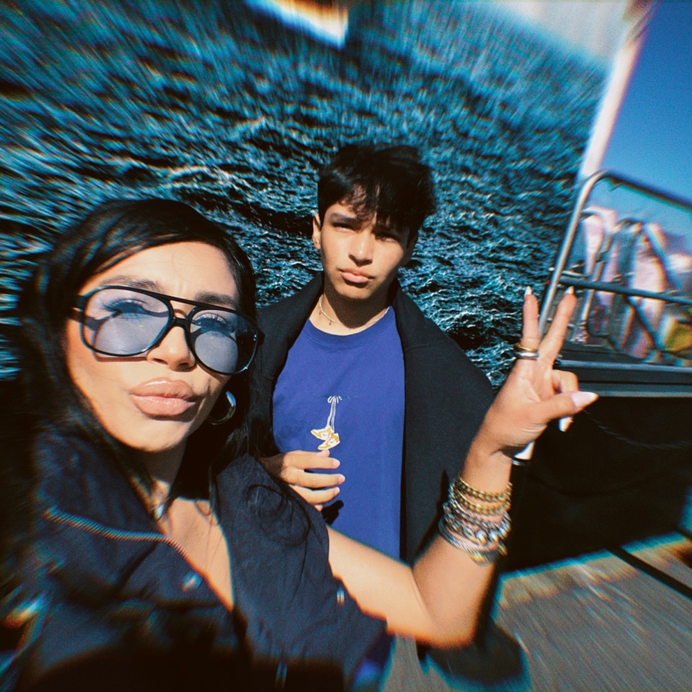 Blue Aviator Sunglasses